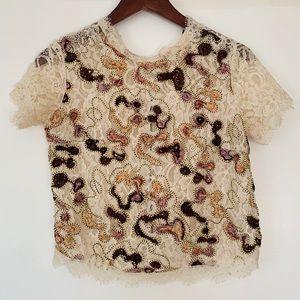 Zara Trafaluc Winter 17/18 Lace Top